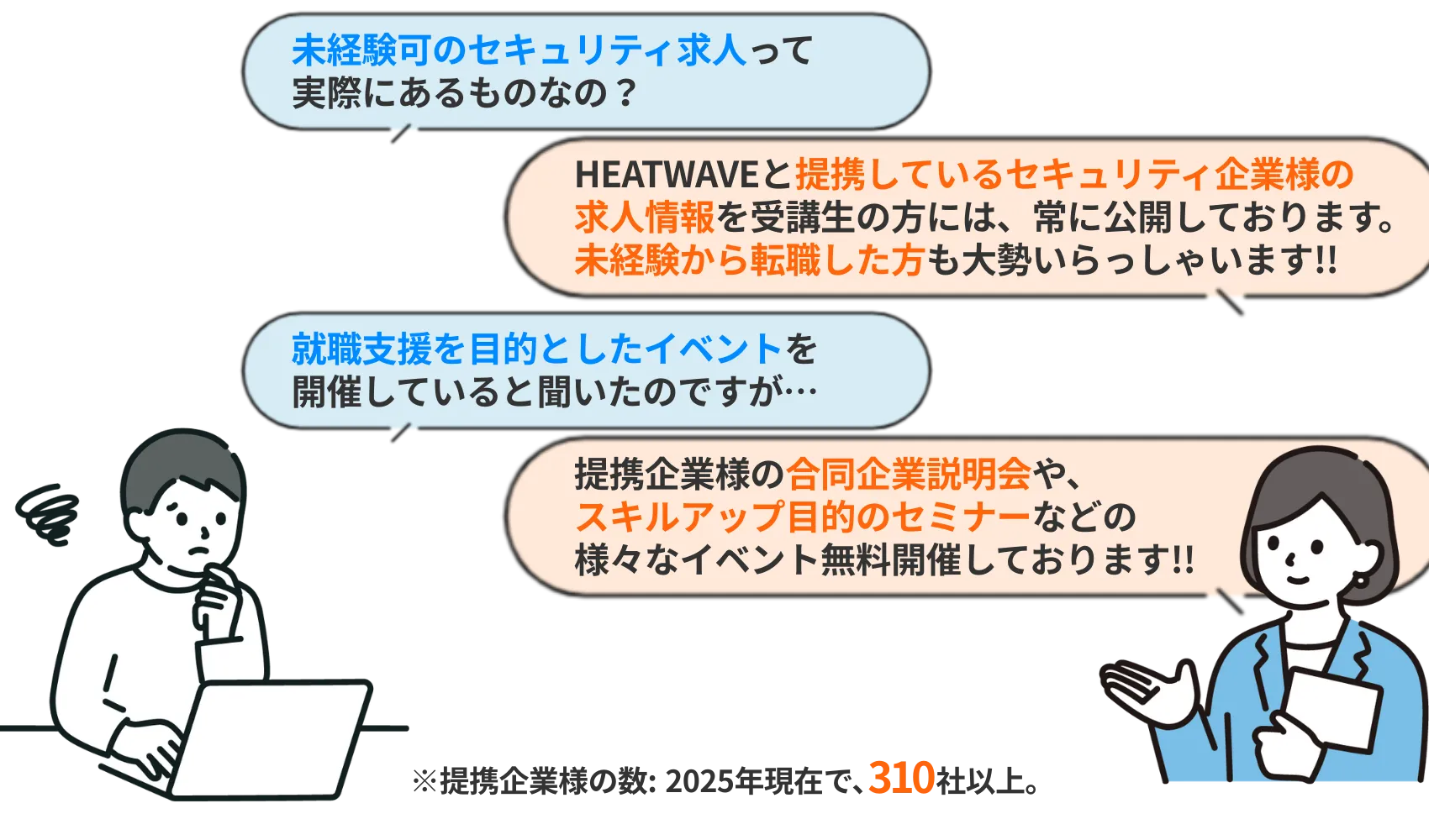 セキュリティ業界に特化した転職サポートの相談例